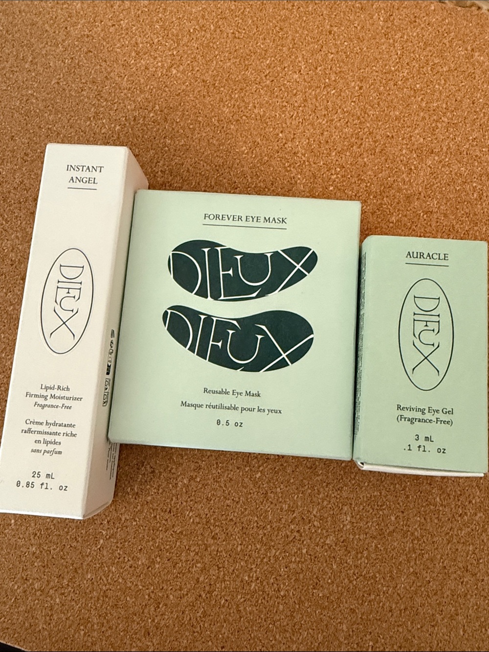 Dieux Forever Eye Mask & Skincare Bundle/Set. NIB UNOPENED